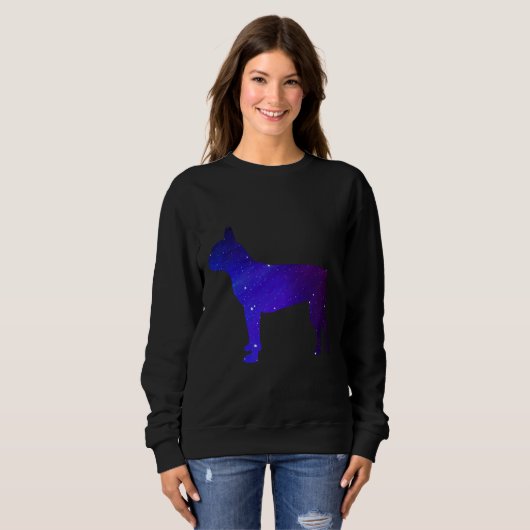 Sweatshirt Univers de Boston Terrier (Devant entier)