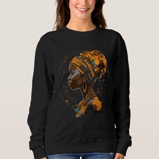 Sweatshirt Univers des femmes noires 1 (Devant)