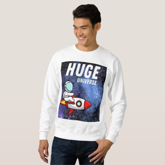 Sweatshirt univers immense (Devant entier)