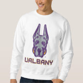 Sweatshirt Université d'Albany Great Danes (Devant)