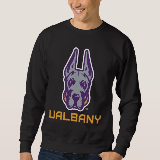 Sweatshirt Université d'Albany Great Danes (Devant)