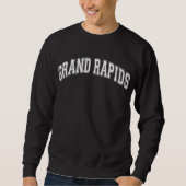 Sweatshirt Université de GRAND RAPIDS de style américain Coll (Devant)