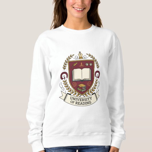 Sweatshirt Université de lecture | Amoureux du livre drôle (Devant)