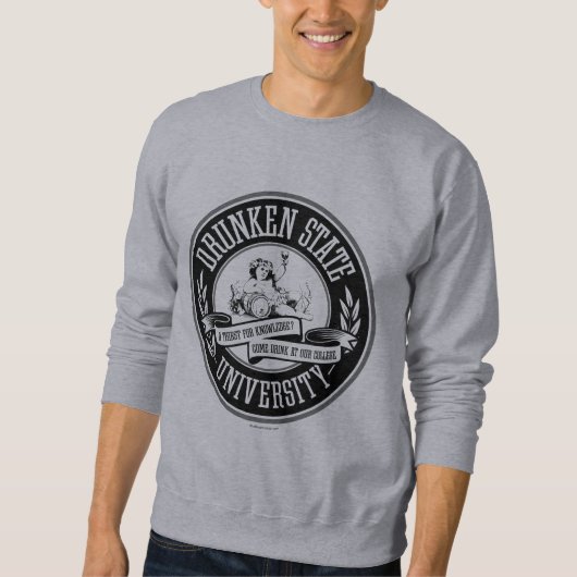 Sweatshirt Université de l'État d'Ivresse (Devant)