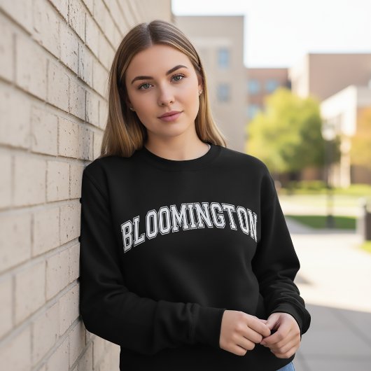 Sweatshirt Université de style américain BLOOMINGTON College