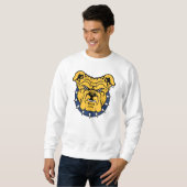 Sweatshirt Université d'État NCA&T | Tête de Bulldog (Devant entier)