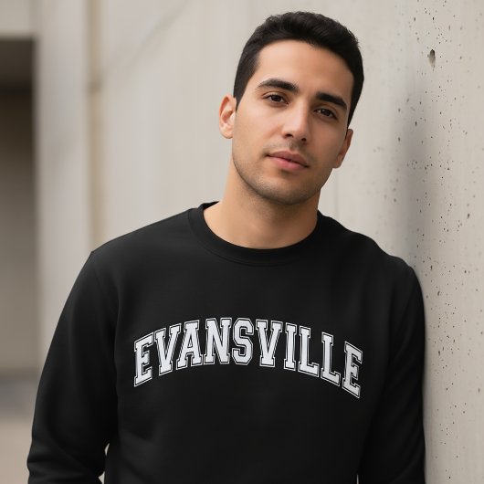 Sweatshirt Université d'EVANSVILLE de style américain College