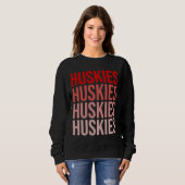 Sweatshirt Université du Nord-Est Nu Huskies Boston (Devant entier)