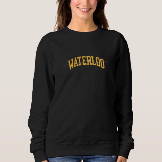 Sweatshirt Université fille de Waterloo (Devant)