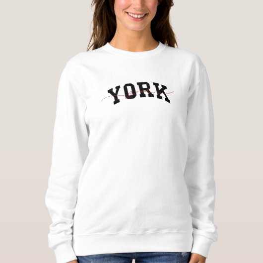 Sweatshirt Université York  (Devant)