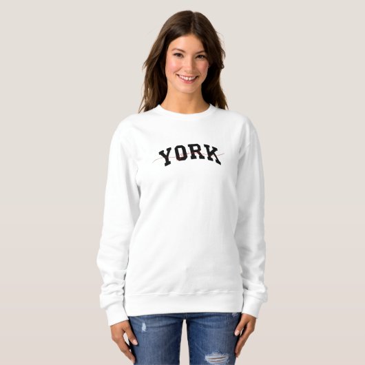 Sweatshirt Université York  (Devant entier)