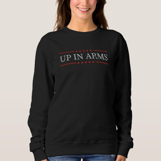 Sweatshirt Up In Arms Us Flag (Devant)