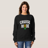 Sweatshirt Upside Down Pineapple Sharing Swinger Cruise (Devant entier)
