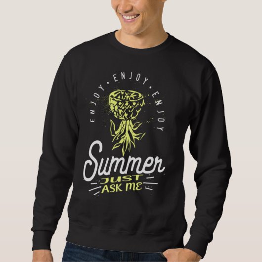 Sweatshirt Upside Down Pineapple Swinger (Devant)