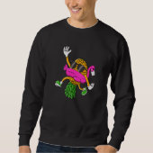 Sweatshirt Upside Down Pineapple Swinger Flamingo for Men Wom (Devant)