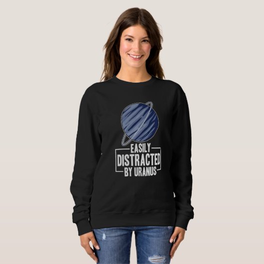 Sweatshirt Uranus Planet Ring Solar System Gas Atmosphere Spa (Devant entier)