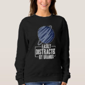 Sweatshirt Uranus Planet Ring Solar System Gas Atmosphere Spa (Devant)