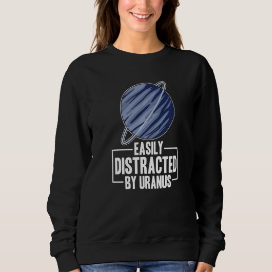 Sweatshirt Uranus Planet Ring Solar System Gas Atmosphere Spa (Devant)