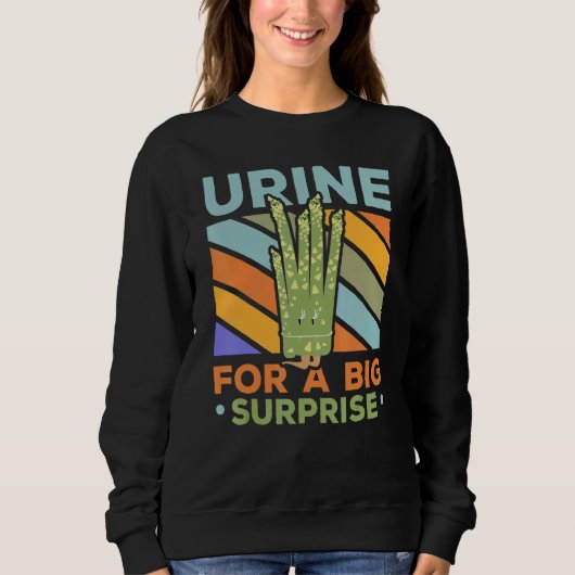Sweatshirt Urine For A Big Surprise Asparagus Garden Vegetabl (Devant)