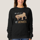 Sweatshirt Uromastyx Will Work For Desert Agame Uromastyx Pe (Devant)