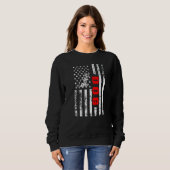 Sweatshirt US American Flag Dog Sports Patriotic Dog Lover Pr (Devant entier)