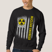 Sweatshirt US Flag Nuclear Engineer (Devant)