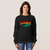 Sweatshirt US Mountain Landscape Scene Traveler Hiking Campin (Devant entier)