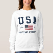 Sweatshirt USA 250 Years of Freedom (Devant)