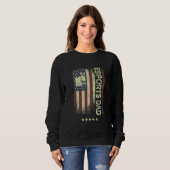 Sweatshirt USA American Flag  Esports Dad 1 (Devant entier)