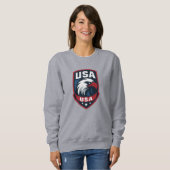 Sweatshirt USA Eagle Sports Crest (Devant entier)