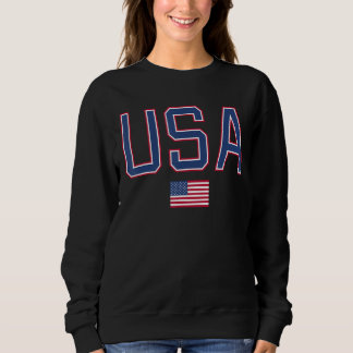 Sweatshirt USA Femmes Hommes Enfants Drapeau américain patrio