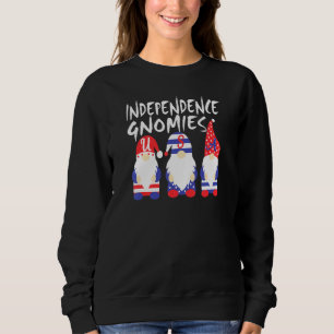 Sweatshirt Usa Independence Day Gnomes Pride 4 juillet Desi