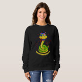 Sweatshirt Usa Patriotic Snake   (Devant entier)