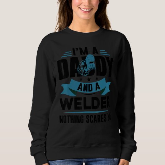 Sweatshirt USA Patriotic Welder Daddy Father's Day (Devant)