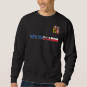 Sweatshirt Usti Nad Labem République Tchèque Drapeau de Coeur (Devant)