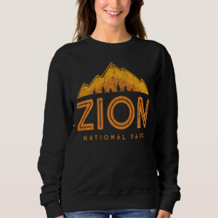 Sweatshirt Utah Us - Parc national Retro Vintage Zion