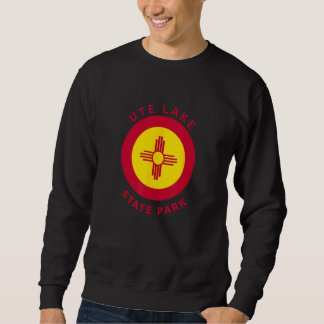 Sweatshirt Ute Lake State Park New Mexico NM Flag Zia Souveni