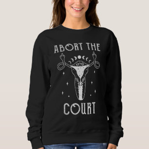Sweatshirt Utérus Médius Doigt Abandonner La Cour Droit Des F