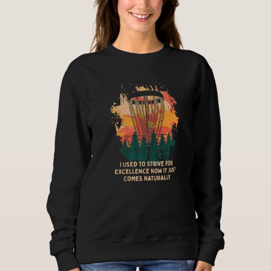 Sweatshirt Utilisé Pour Lutter Pour Excellence Disc Concours (Devant)
