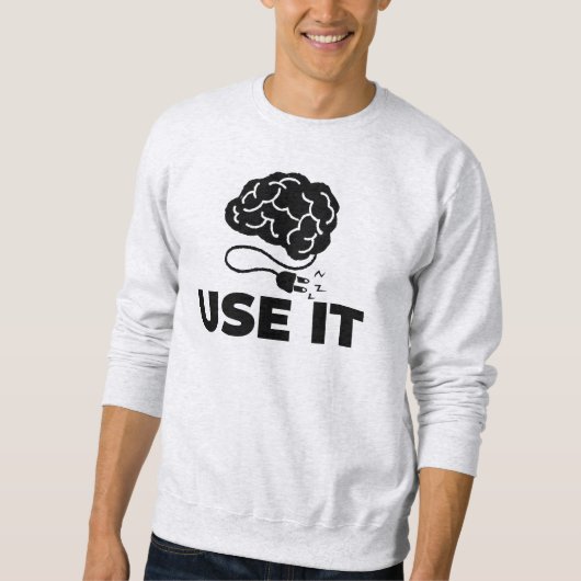 Sweatshirt Utiliser - Conception du cerveau (Devant)