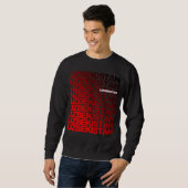 Sweatshirt UZBEKISTAN_red-bl (Devant entier)