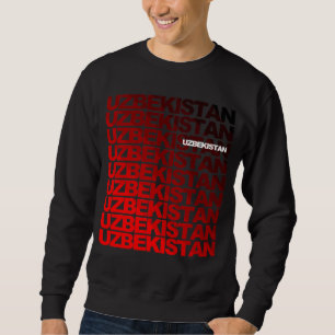 Sweatshirt UZBEKISTAN_red-bl