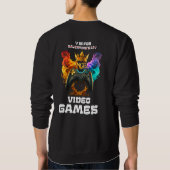 Sweatshirt V Is For Video Games (Dos)