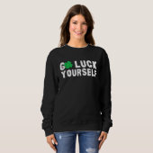 Sweatshirt Va T'Enorgueillir Jour de la Saint Patrick (Devant entier)