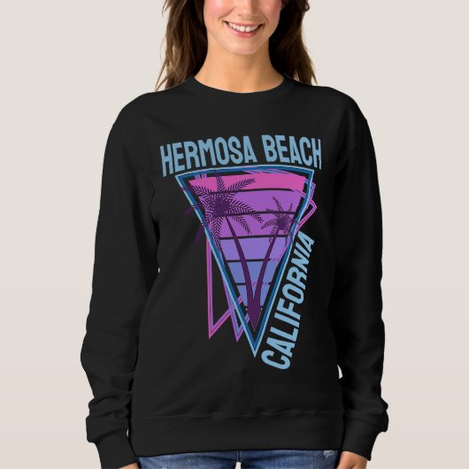 Sweatshirt Vacances à Hermosa Beach  2 (Devant)