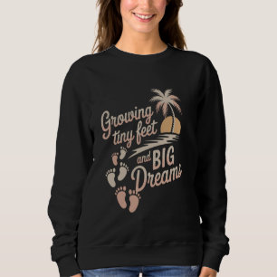 Sweatshirt Vacances de grossesse en tenue de voyage pour bébé