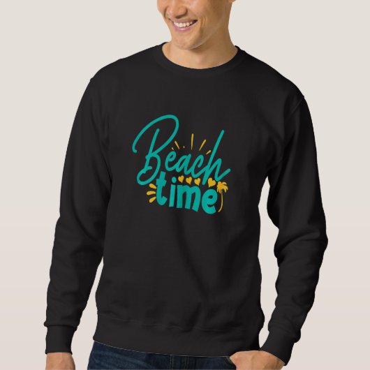 Sweatshirt Vacances d'été à la plage (Devant)