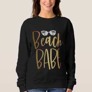 Sweatshirt Vacances d'été de bébé de plage