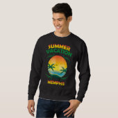 Sweatshirt Vacances d'été Memphis (Devant entier)