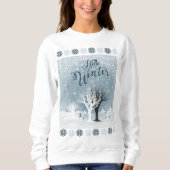 Sweatshirt Vacances d'hiver Conte de fées Imaginaire Forêt de (Devant)